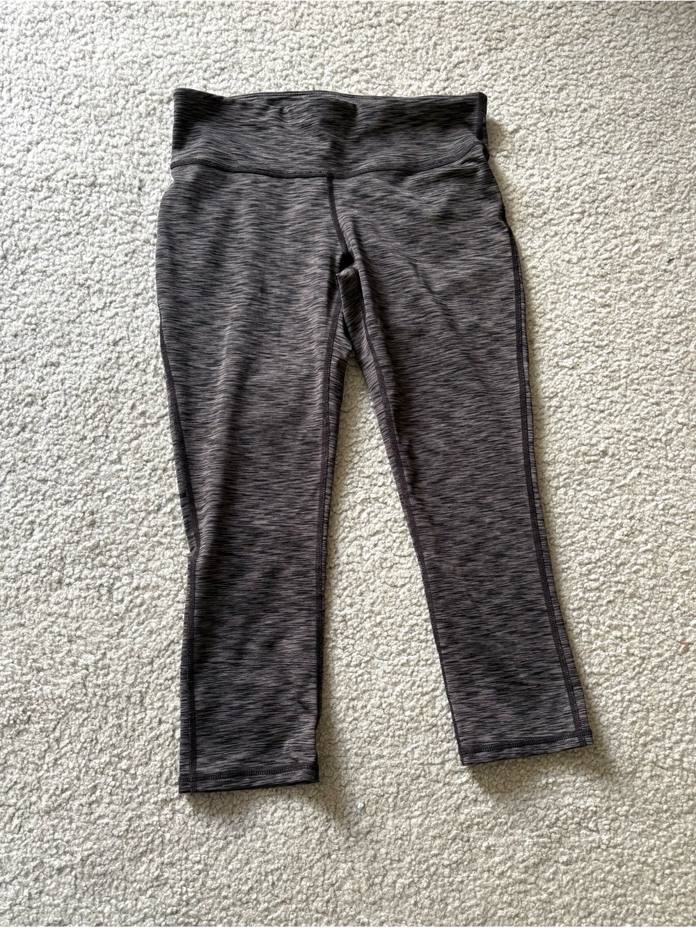 Grey Capri Style Active Leggings